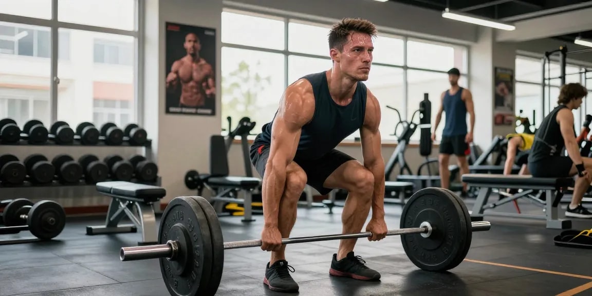 Prime Pharma Steroids voor krachtige bodybuilding prestaties in moderne sportschool setting.