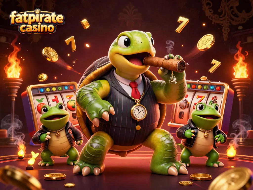 Experience the excitement of fatpirate casino with a rich scene of whimsical characters and dynamic elements.