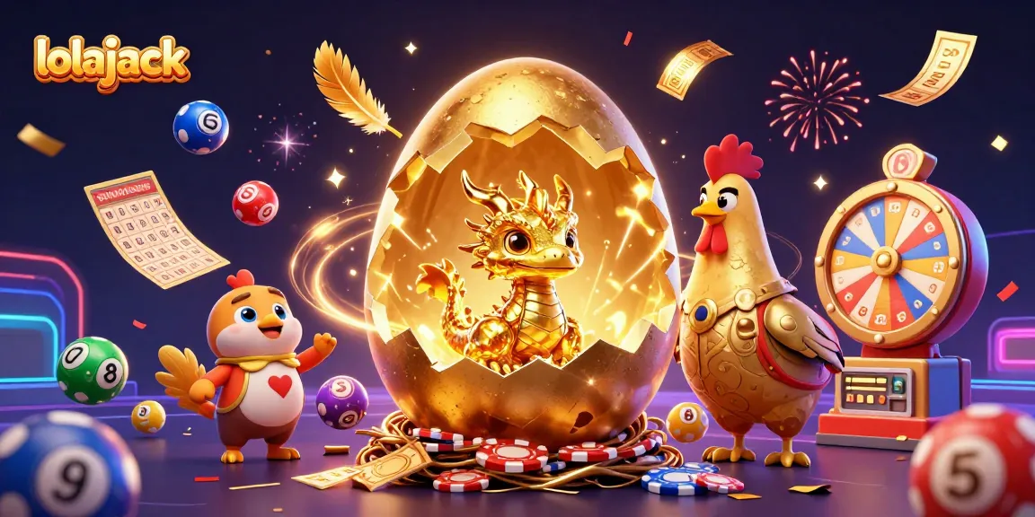 Experience thrilling gameplay at lolajack with golden dragon guarding poker chips and lively game elements.